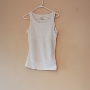 Jockey Women's White Sleeveless Top, Sz XL